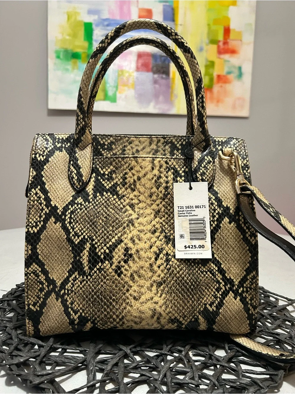 Brahmin Small Caroline Cavier Felix Satchel Crossbody -NWT- READ DESCRIPTION‼️
